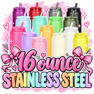 16 oz stainless steel