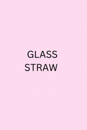 Glass Straw